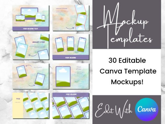 Breathe Life into Your Brand with Spring Watercolor Mockups