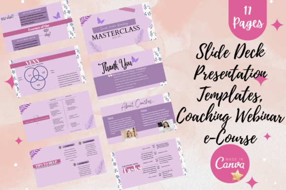 Coaching Webinar E-Course Templates: Elevate Your Digital Presence