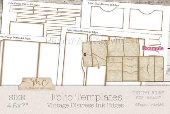 Crafting Timeless Art: The Allure of Junk Journal Folio Templates, Vintage