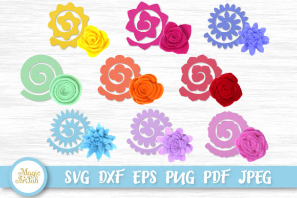Create Stunning Rolled Flowers with SVG Templates