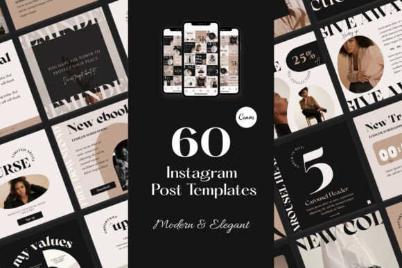 Elegant Instagram Post Templates | Canva: Curate Your Visual Story