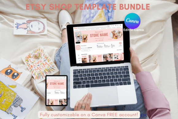 Elevate Your Etsy Brand with Boho Minimalist Photo Kits