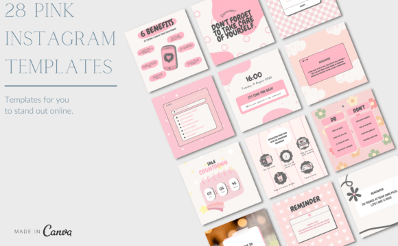 Elevate Your Feed: A Deep Dive into Pink Instagram Canva Templates