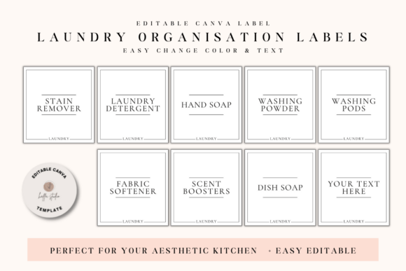 Elevate Your Home: The Power of Laundry Organization Label Templates