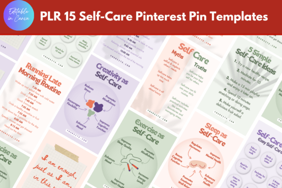 Elevate Your Wellness Content with Canva Pin Templates