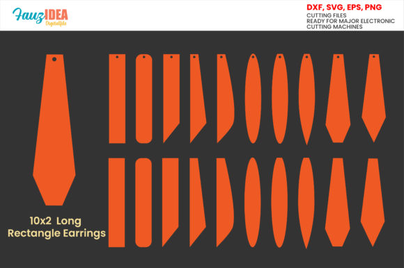 Long Rectangle Earrings Templates: The Modern Silhouette for Crafting