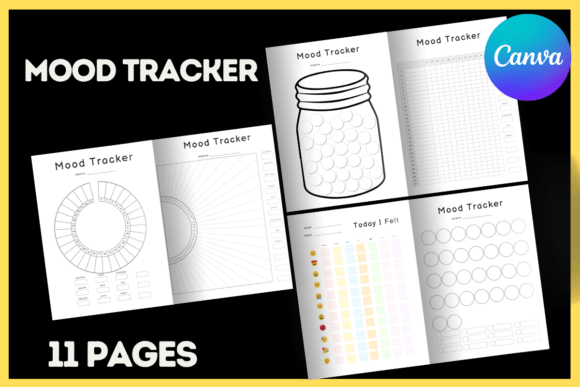 Mastering Emotional Wellness with Editable Mood Tracker Canva Templates