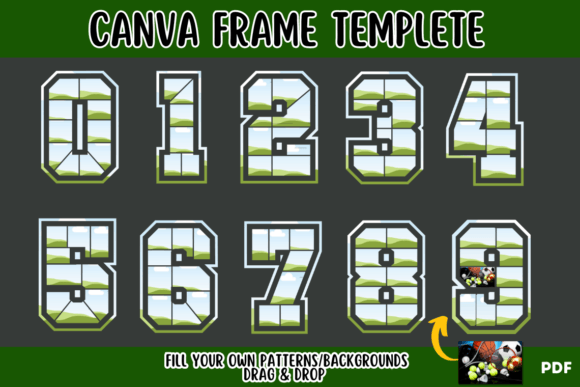 Sports Number Set Canva Frames Templates: A Game-Changer