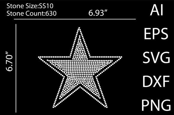 Star Rhinestone Templates Design: A Versatile Creative Asset